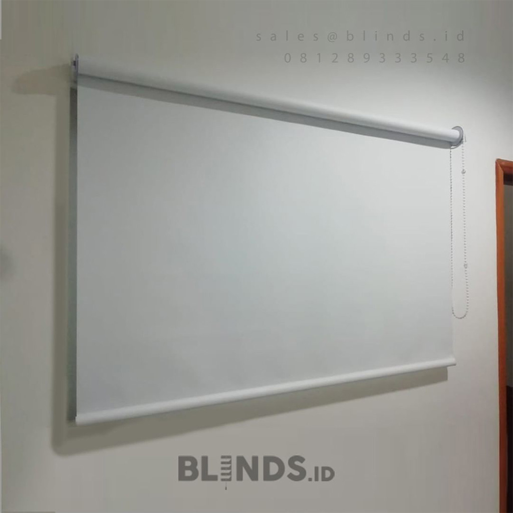 Jual Roller Blinds Blackout Sp 6045-10 White Mega Finance Fatmawati Cilandak Barat Jakarta